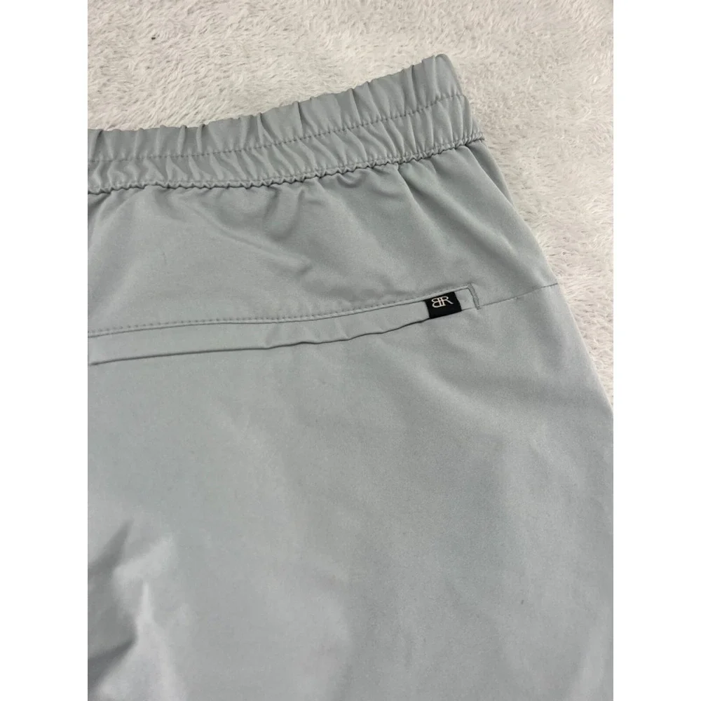 Banana Republic Jogger Mens 34 Performance  Pants Light Grey Slim Fit